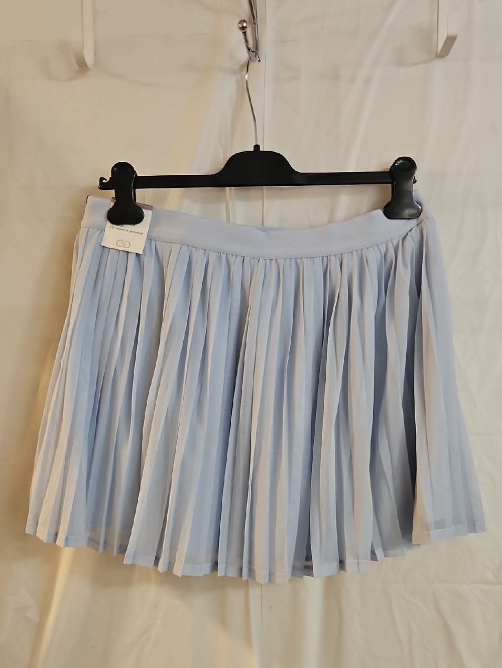 CALIA Women's Pleated Mesh Skort: PALE BLUE: NEW WITH TAGS: SIZE L - Picture 3 of 5